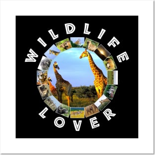 Wildlife Lover Giraffe Herd Posters and Art